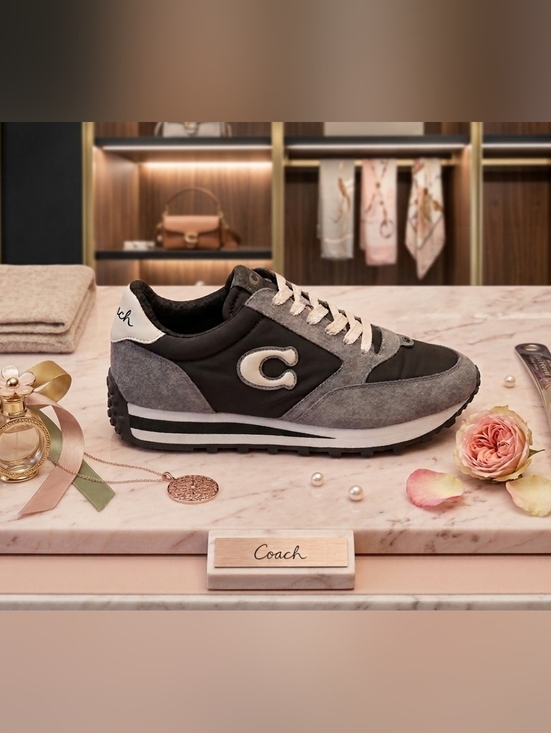 Coach Shoes - Coach Citysole Runner - Grey & Black